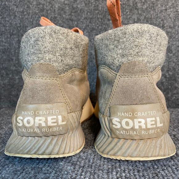 Sorel Out N About III Conquest Gray Boot Women 7 Waterproof Suede Ankle Hiking - Picture 8 of 8